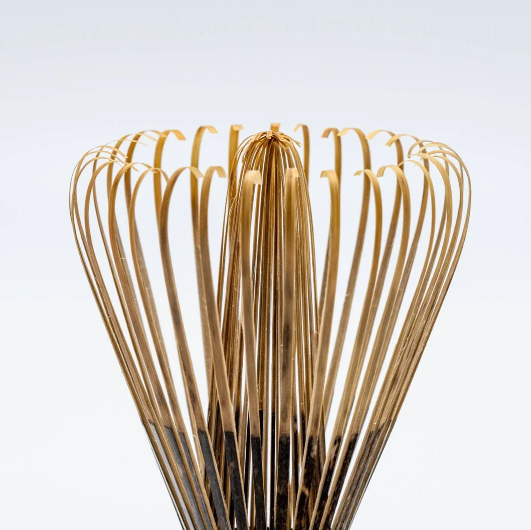 Japanese Chasen – 翠華園 Suikaen – Dark Bamboo Kurotake Ōaraho Matcha Whisk