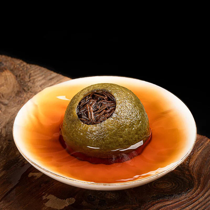 Xiao Qing Gan: El arte refinado del té Pu-erh envejecido en cáscara de cítrico verde