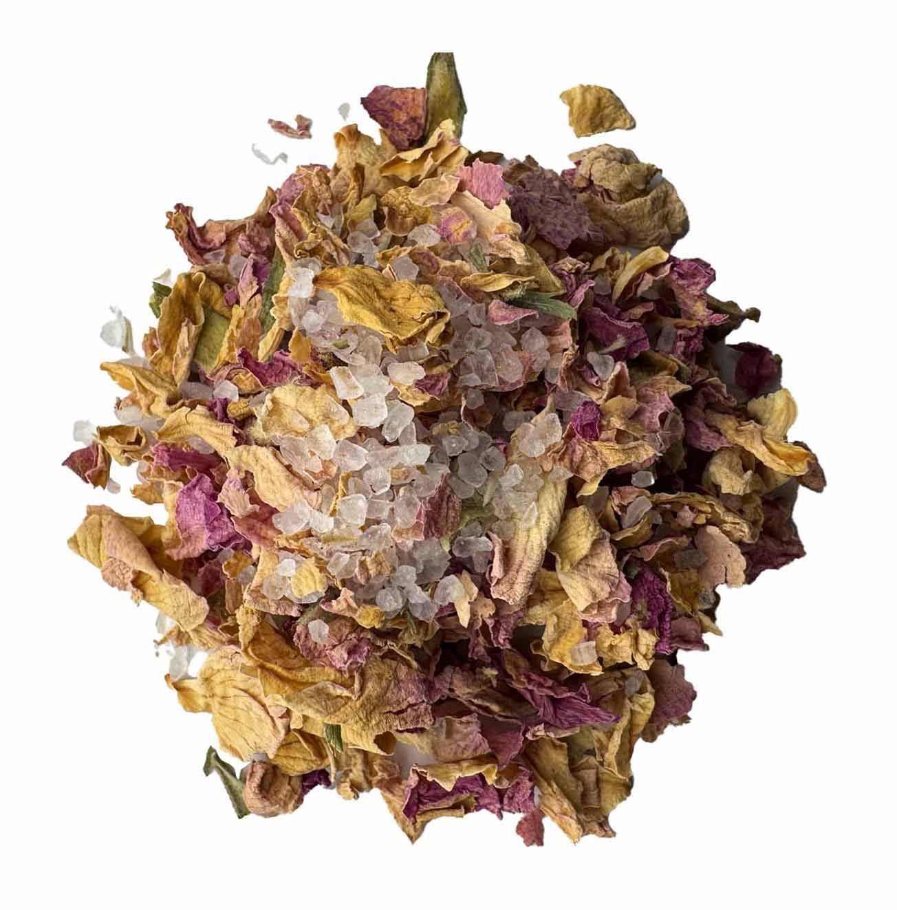 Sal de Rosa – Sazonador Natural con Pétalos de Rosa
