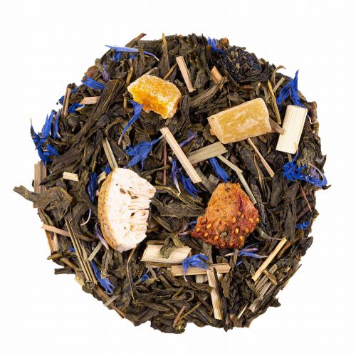 Green Tea - Jungle Flower with Strawberry and Mango