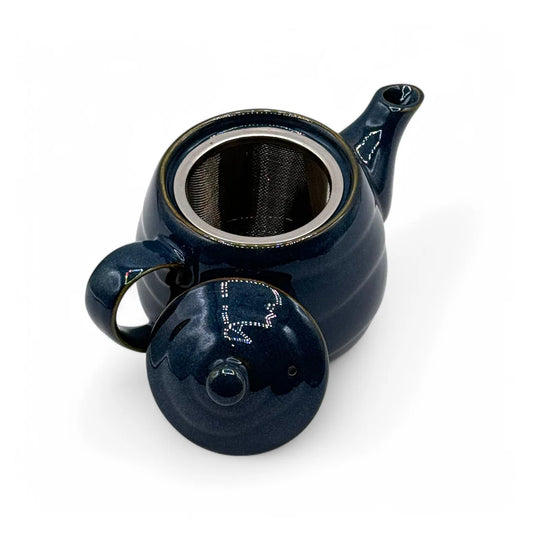 Japanese Kyusu Namako Blue Teapot – Tokoname-yaki Ceramic 常滑焼 | Handicraft from Japan