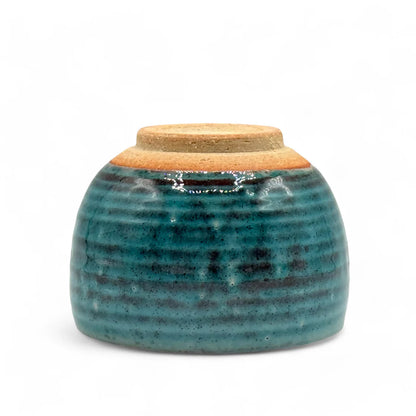 Japanese Ippuku Yunomi Blue Kohiki Mug – Mino-yaki Ceramic 美濃焼 | Handmade in Japan
